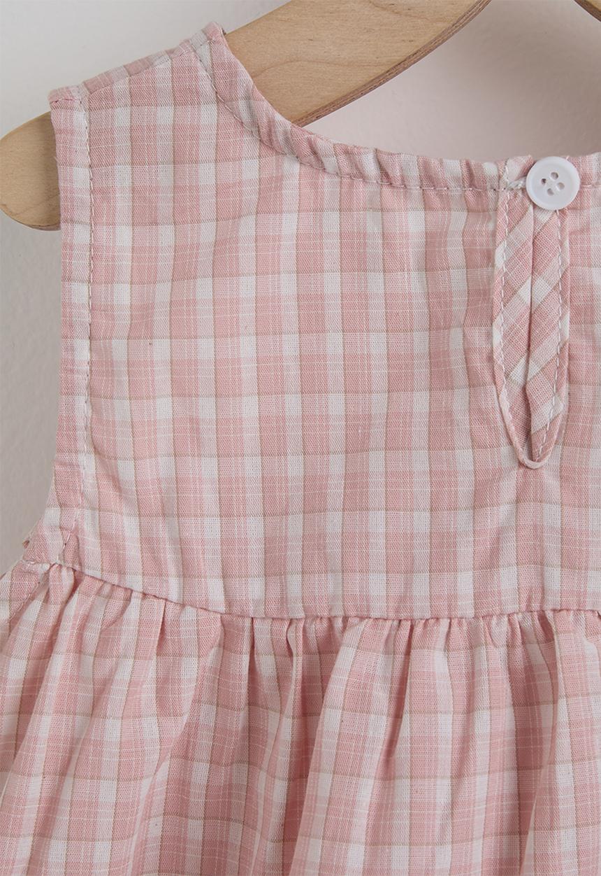 Pop Candy - Empire line top and pants - pink & white