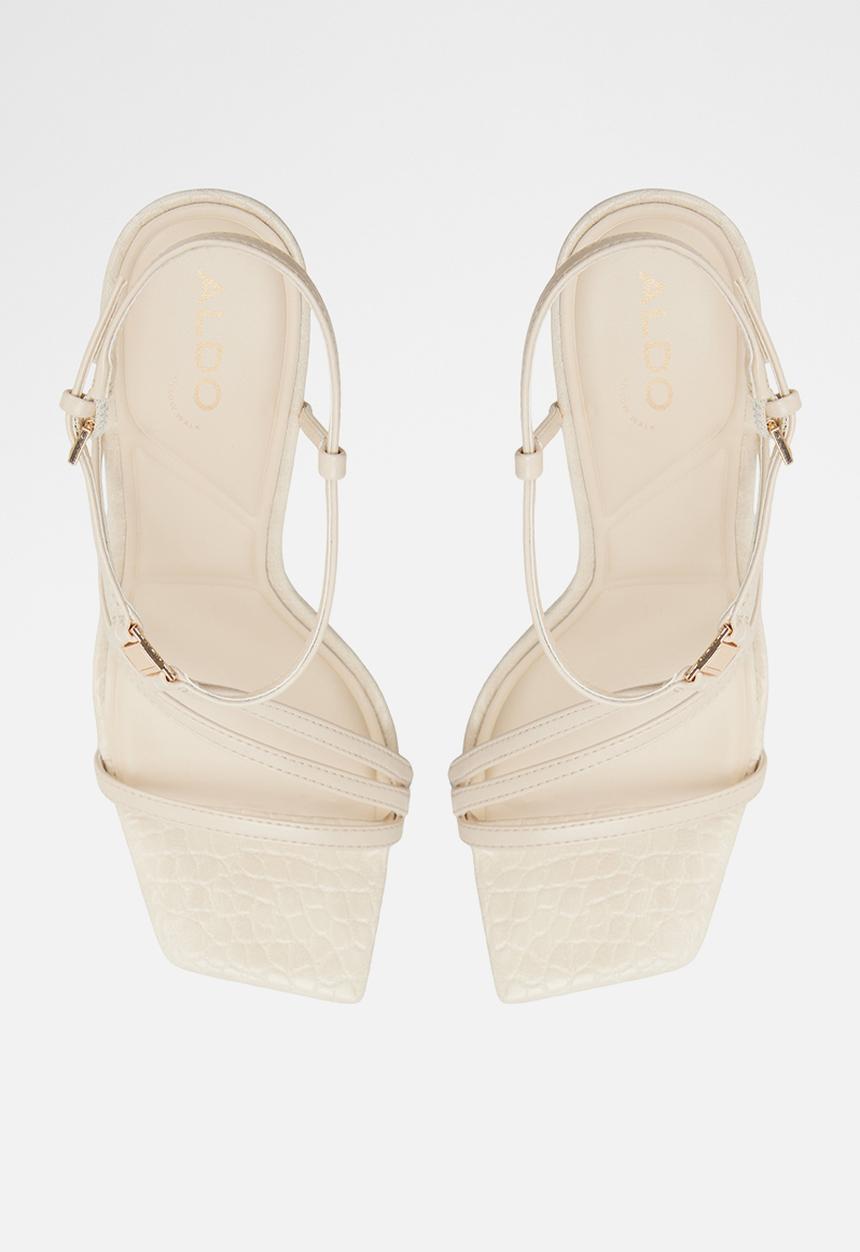 ALDO - Maakie open toe ankle strap - cream