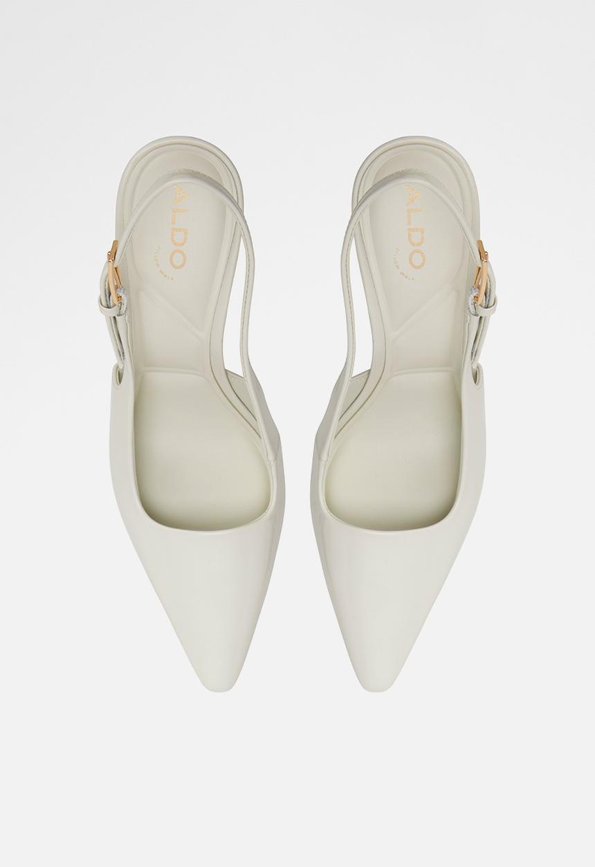ALDO - Marysa closed toe slingback - white/bone