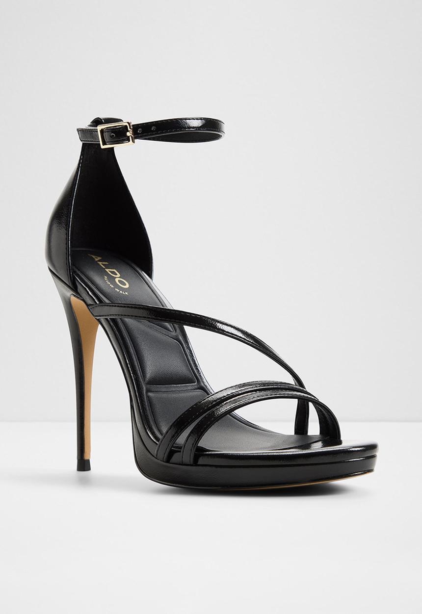 ALDO - Odella open toe ankle strap - black