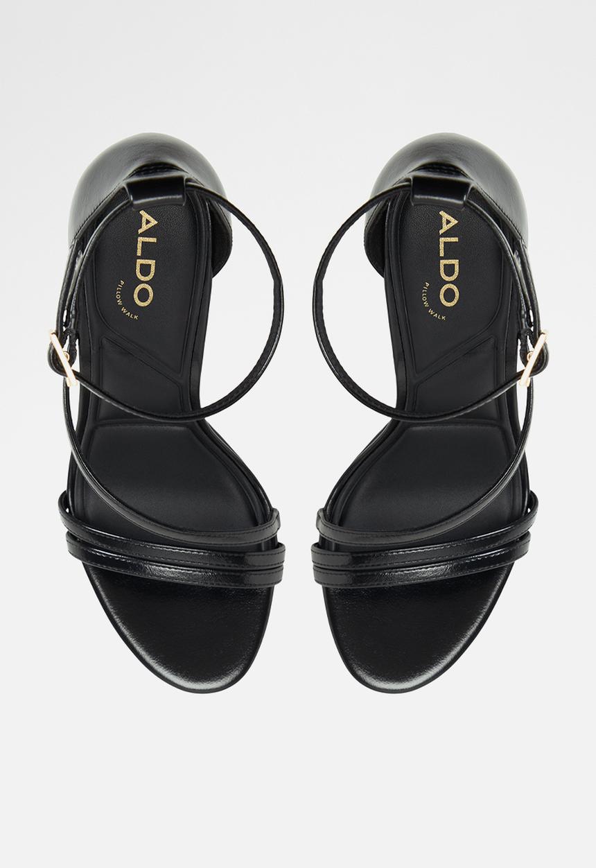 ALDO - Odella open toe ankle strap - black