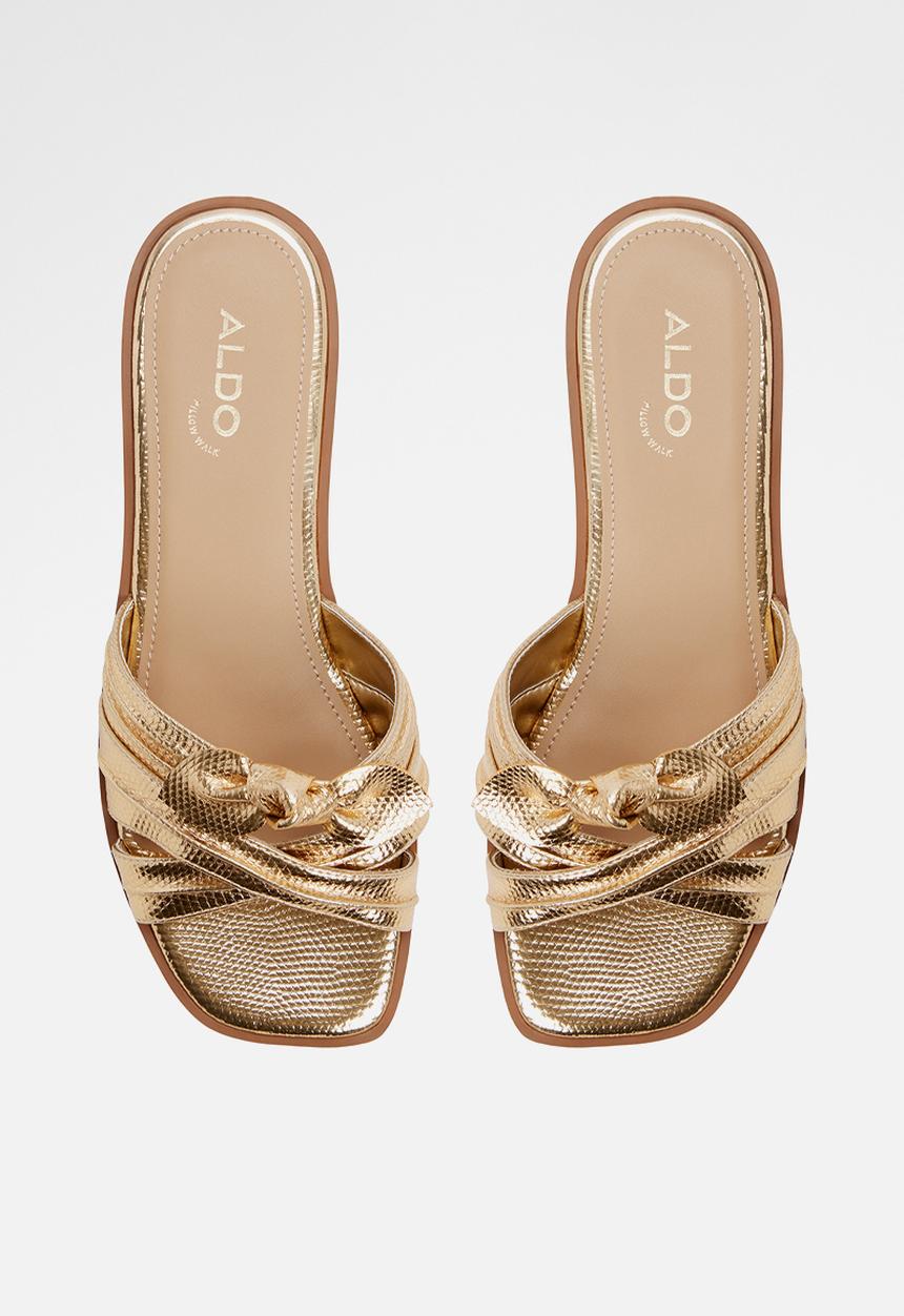 ALDO - Sunbeam slide - gold