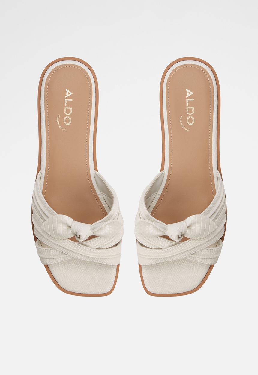 ALDO - Sunbeam slide - white/bone