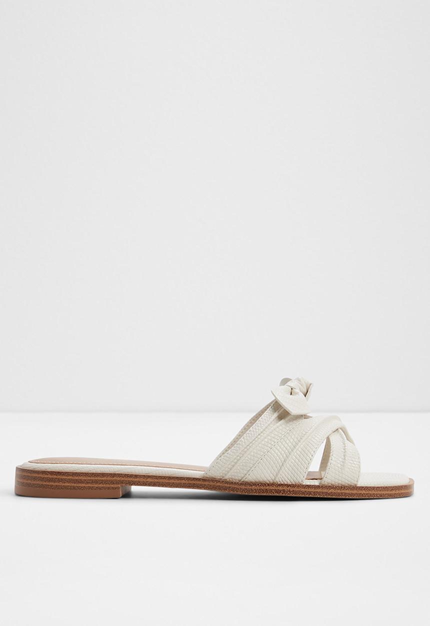 ALDO - Sunbeam slide - white/bone