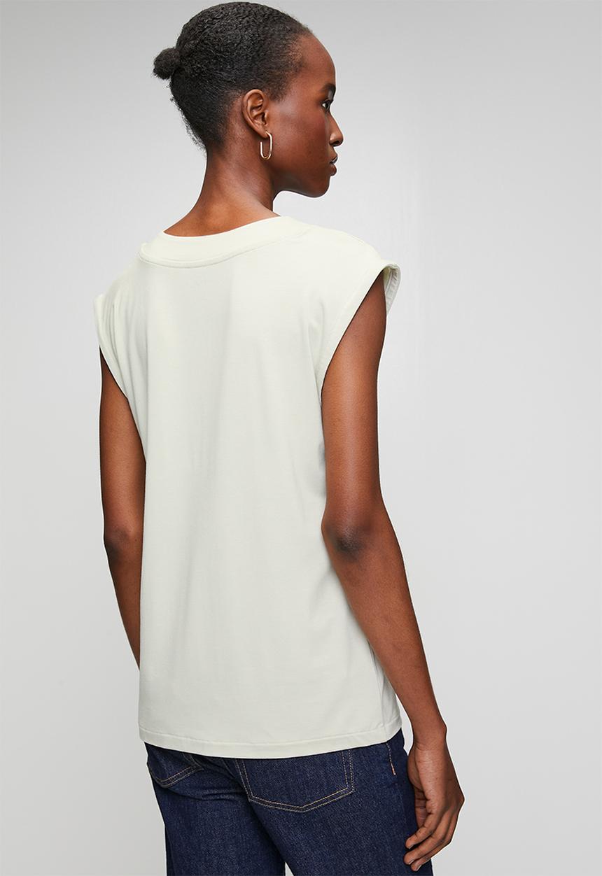 POLO - Wmn Bella Ss Cap Sleeve T-Shirt - Cool Sage