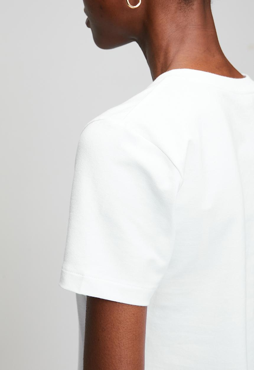 POLO - Wmn Kelly Ss  V Neck T-Shirt - White