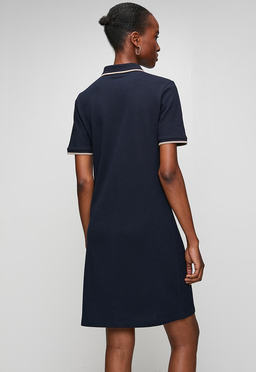 POLO - Wmn Leah Ss Golfer Dress - Navy