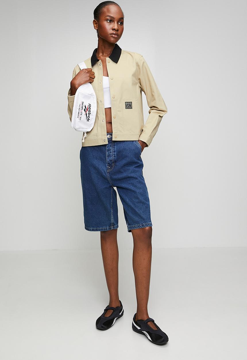 Reebok - Workwear Cropped Canvas Jacket - Elevated Beige