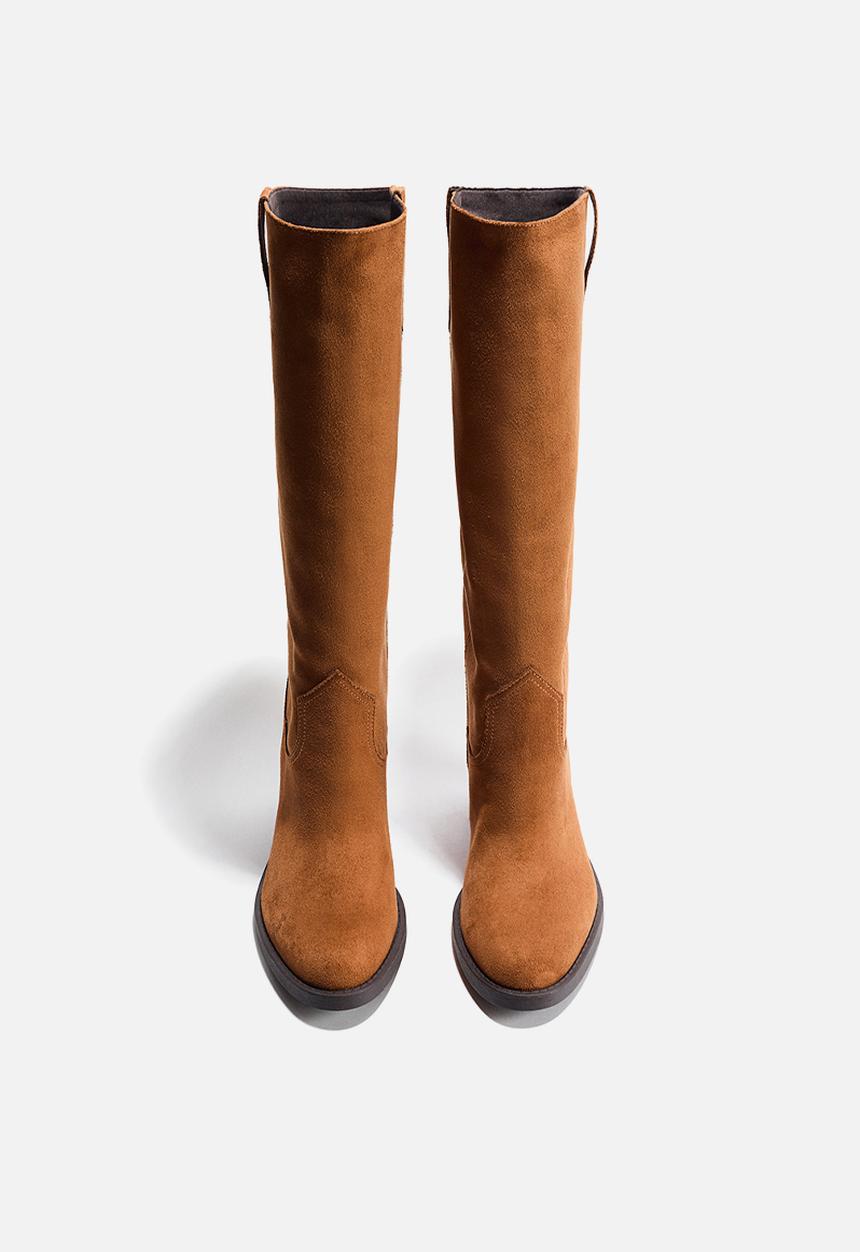 H&M - Knee-high cowboy boots - brown