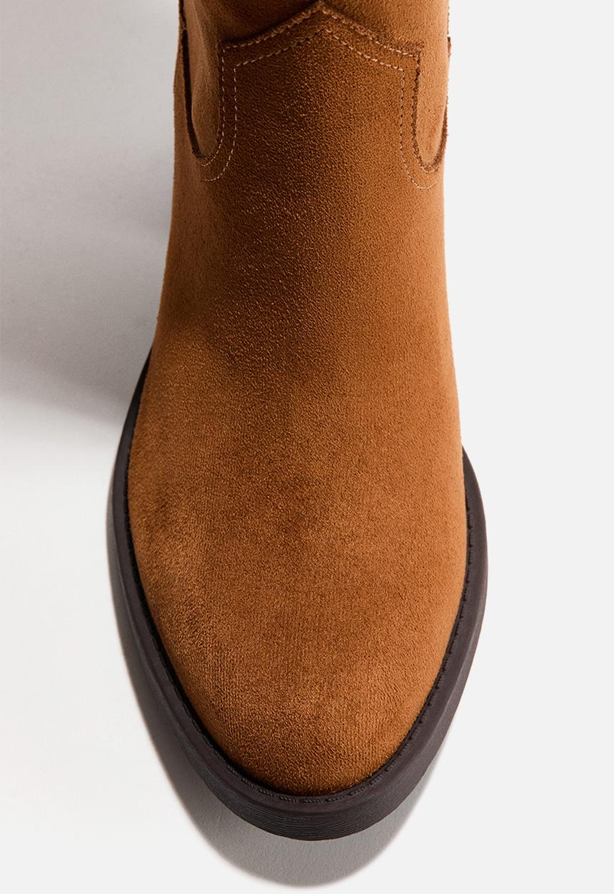 H&M - Knee-high cowboy boots - brown