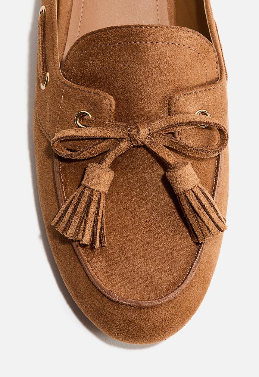H&M - Loafer mules - dark beige