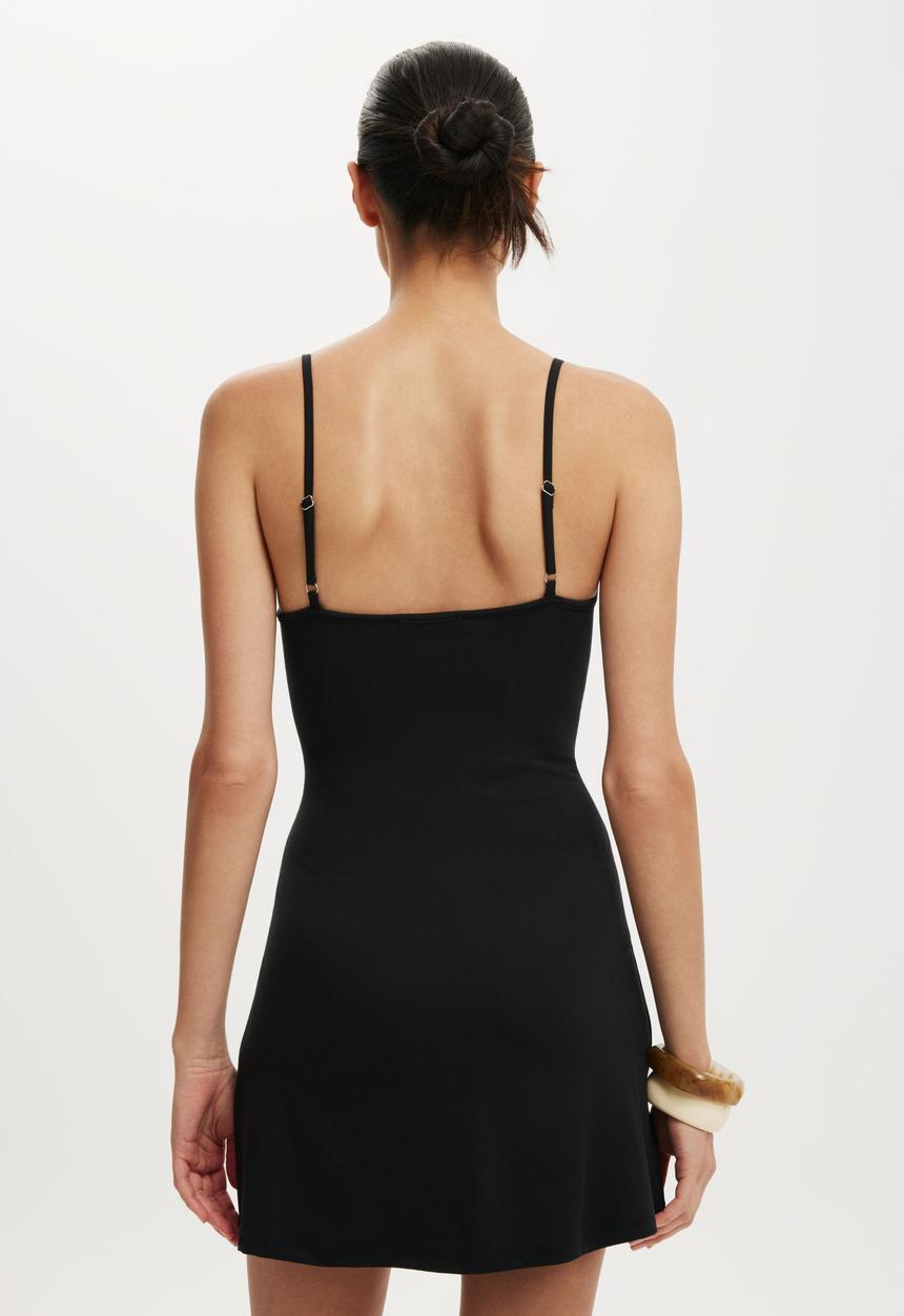 Cotton On - Hold Me Mini Dress Skort - Black