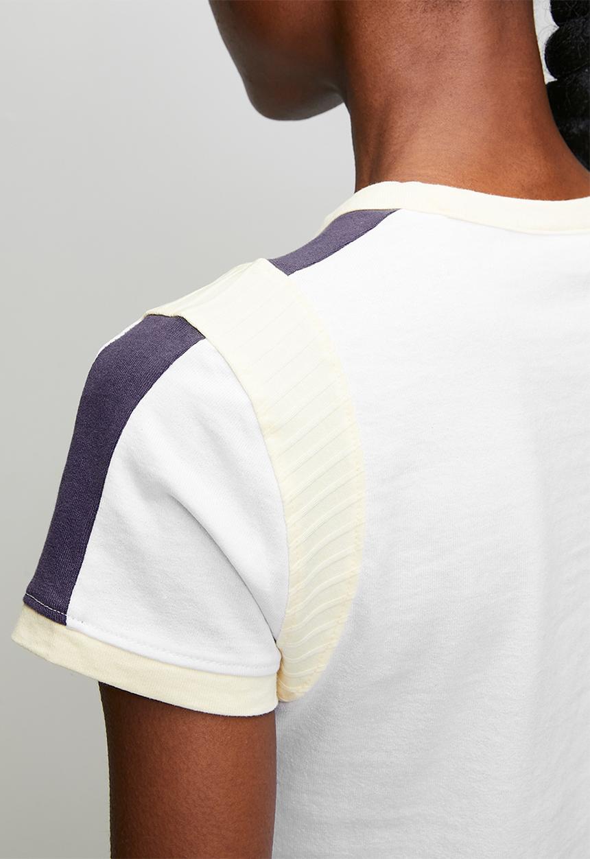 PUMA - Graphic  Ringer Baby Tee - Puma White