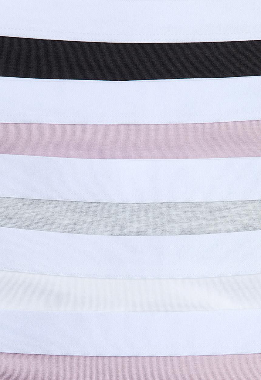 H&M - 5-Pack cotton boxers - light purple/cream/black