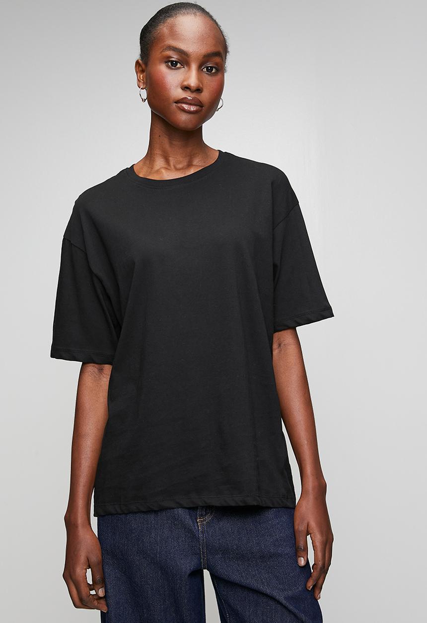 Brave Soul - Ladies Plain T-Shirt - Black