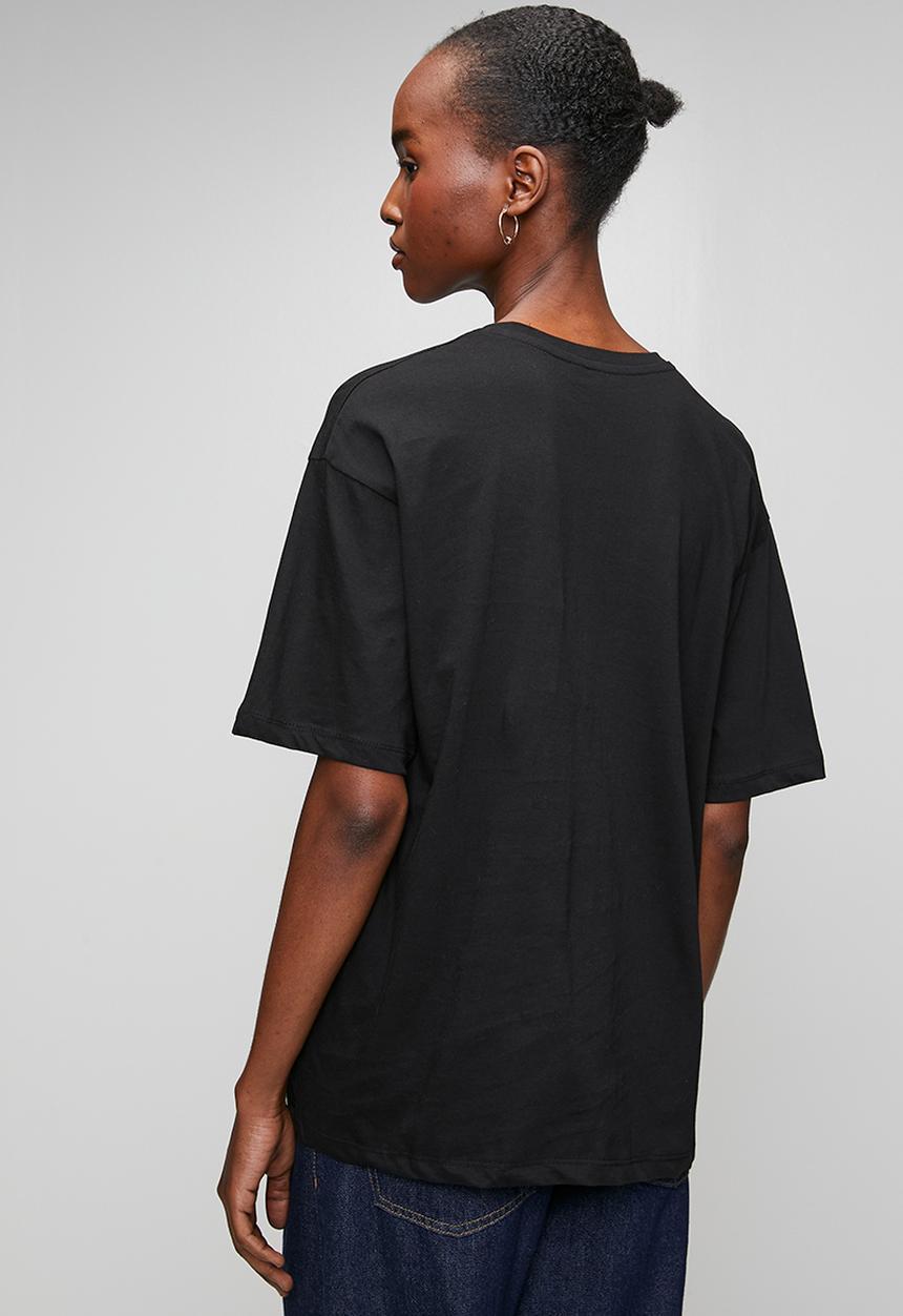 Brave Soul - Ladies Plain T-Shirt - Black