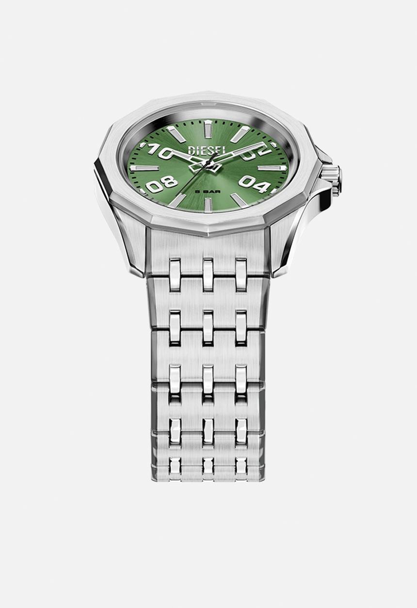 Diesel  - Diesel Stinger Three-Hand DZ2237 Watch - Silver