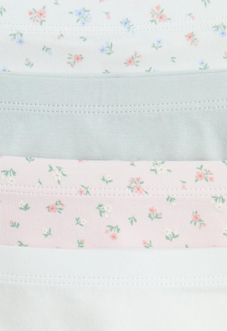 H&M - 5-Pack cotton boxers - light pink/floral