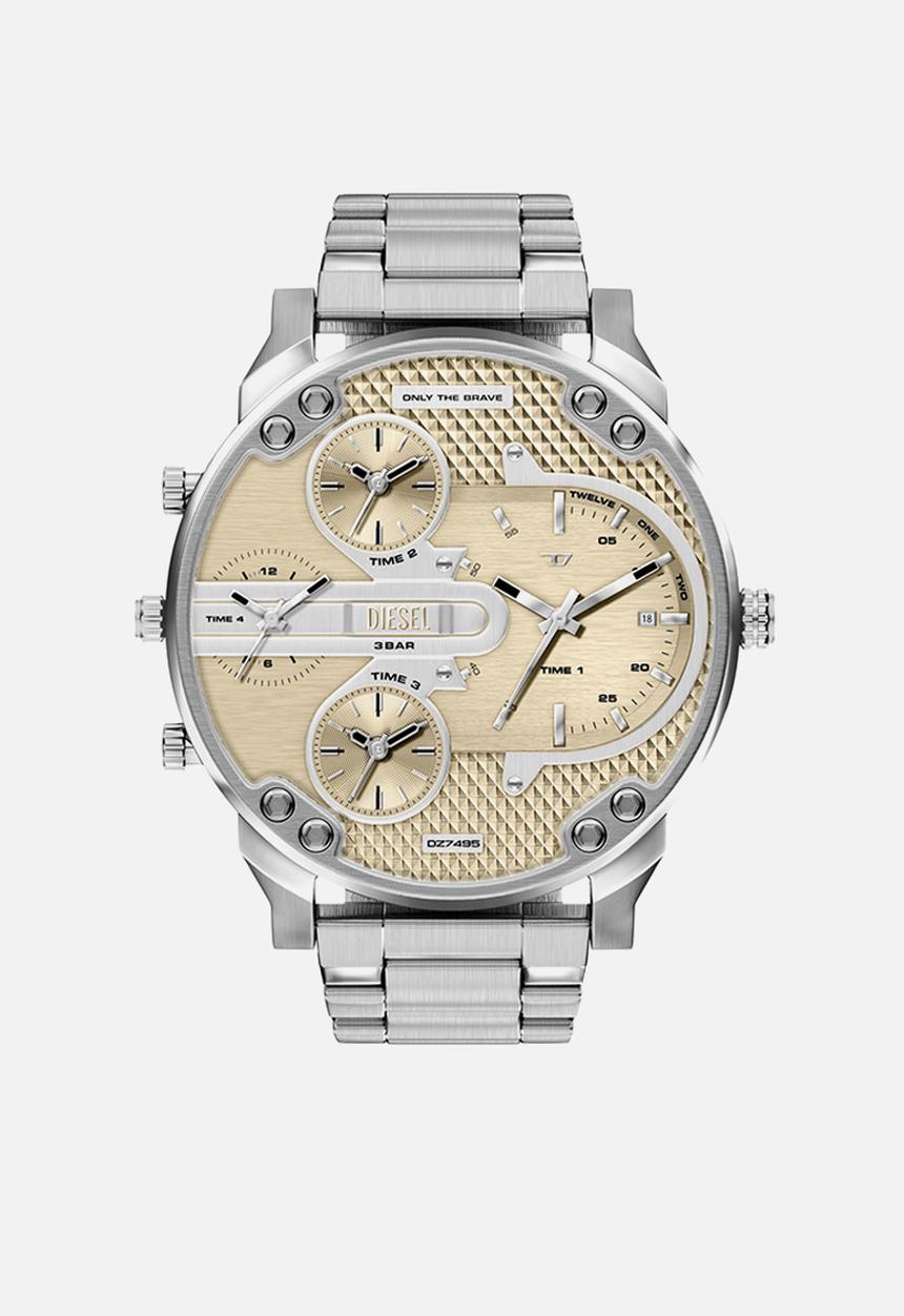 Diesel  - Diesel Mr. Daddy Slim Multi-Movement  DZ7495 Watch - Silver