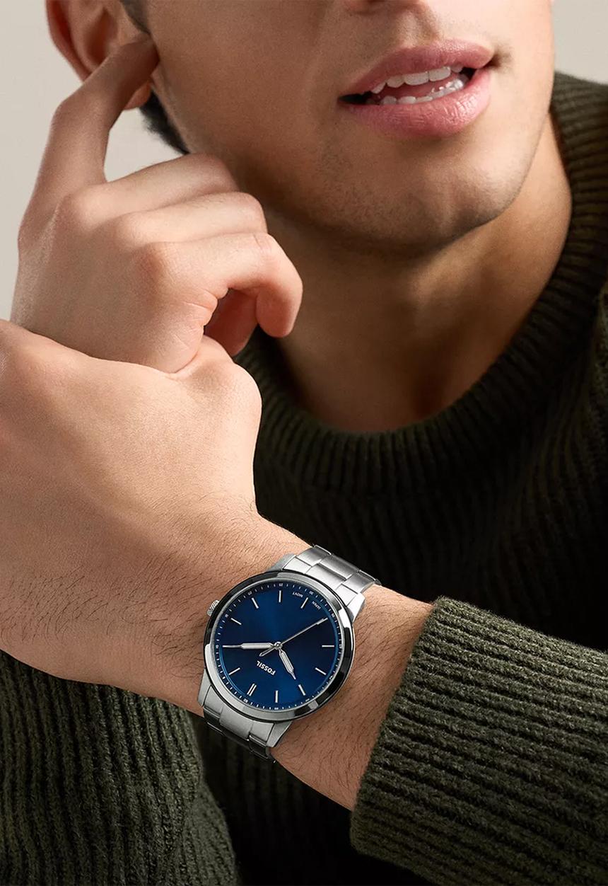 Fossil - Minimalist 44mm FS6180 Watch - Silver
