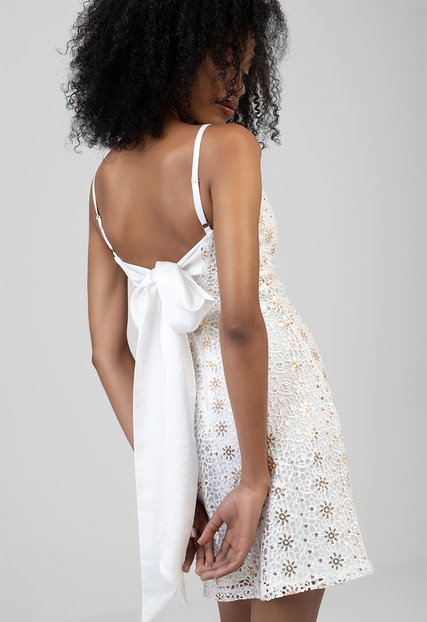 SISSY BOY - Sun Kiss Mini Dress - Off White
