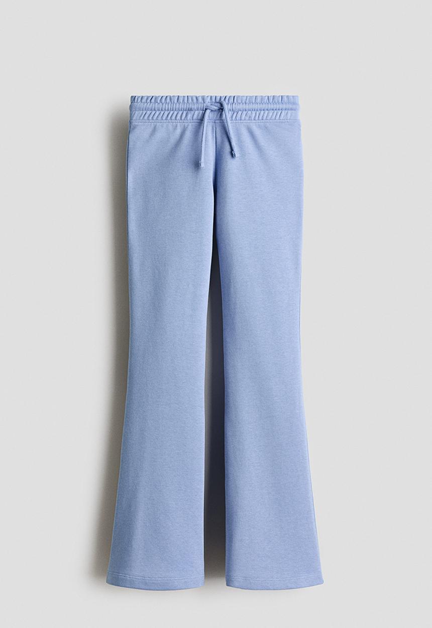 H&M - Flared joggers - light blue