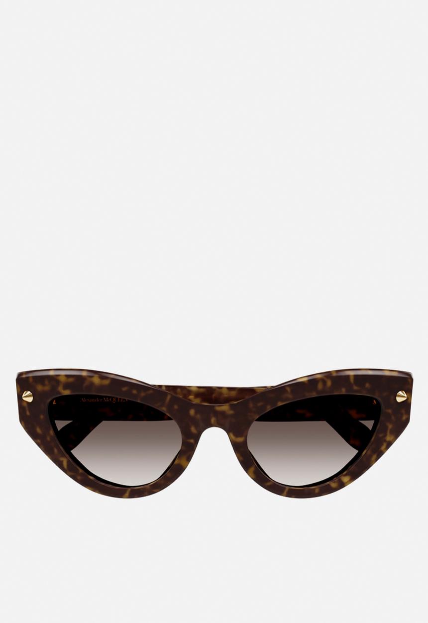 Alexander McQueen - AM0407S-002 52 Sunglass - Havana