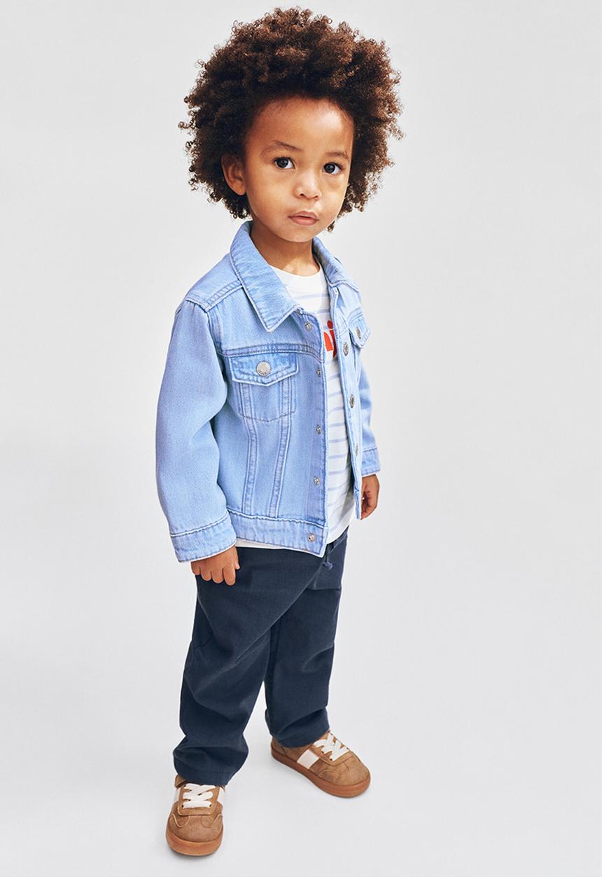 H&M - Linen-blend trousers - navy blue