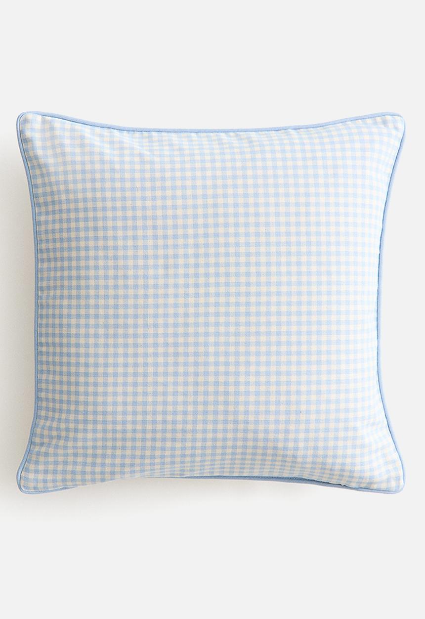 H&M - Print-motif canvas cushion cover - light blue/winnie the pooh