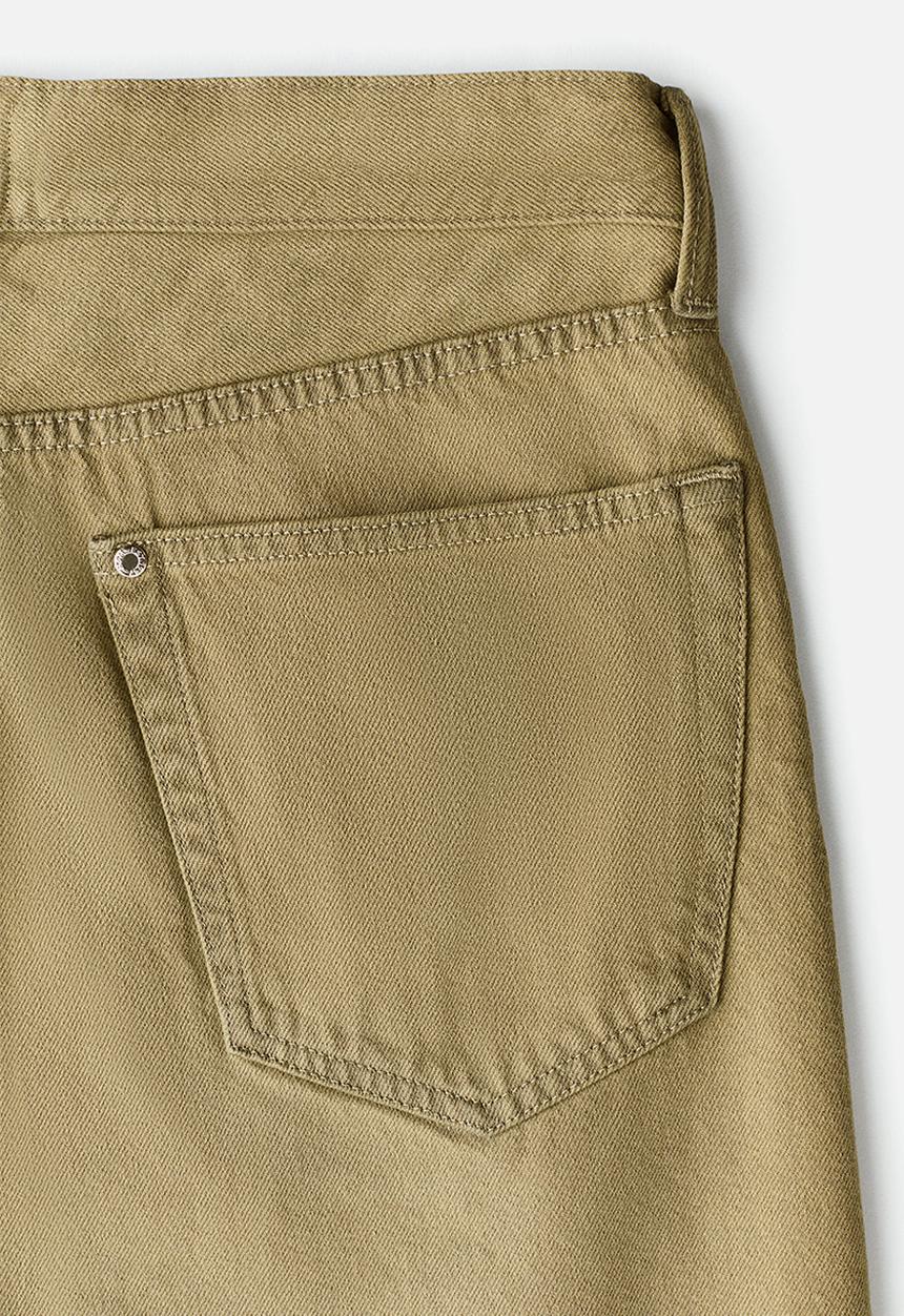 H&M - Original straight jeans - light khaki green