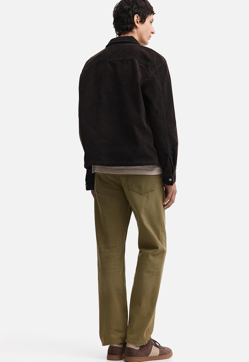 H&M - Original straight jeans - light khaki green
