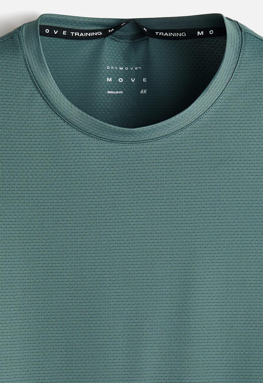 H&M - Regular fit sports vest top with drymove™ - dusty green