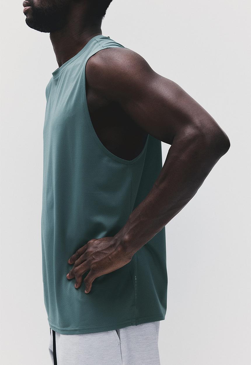 H&M - Regular fit sports vest top with drymove™ - dusty green