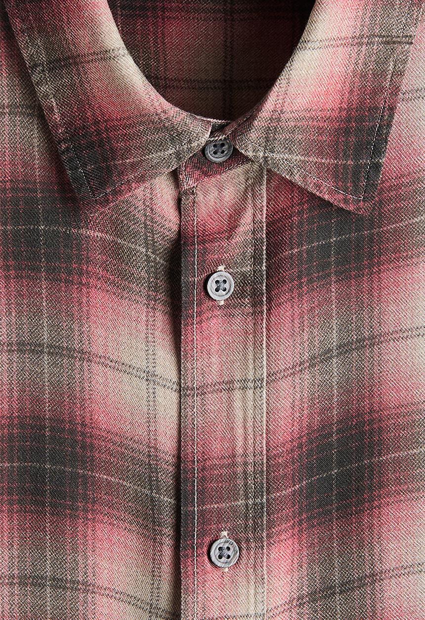 H&M - Relaxed fit shirt - pink/checked