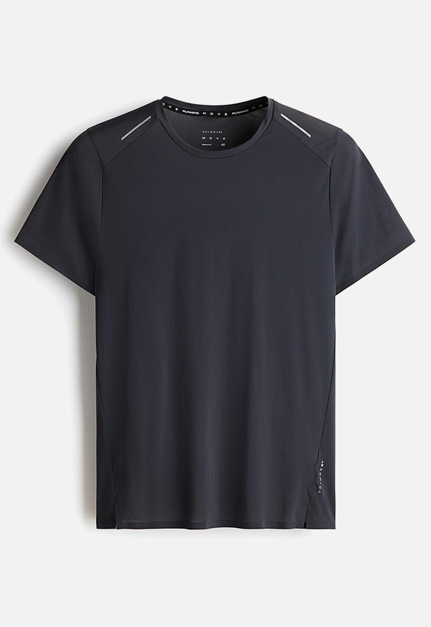 H&M - Lightweight cooling running t-shirt  - dark grey