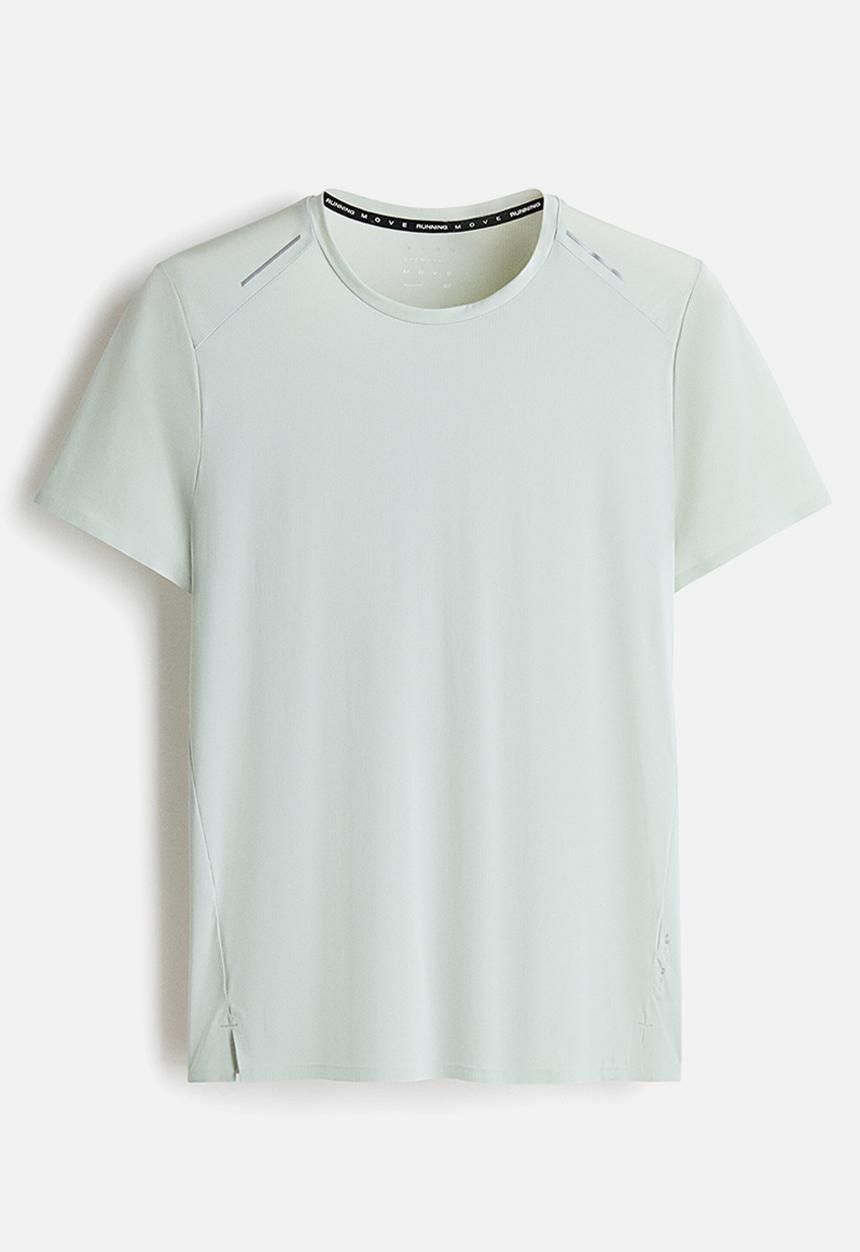 H&M - Lightweight cooling running t-shirt  - light dusty green