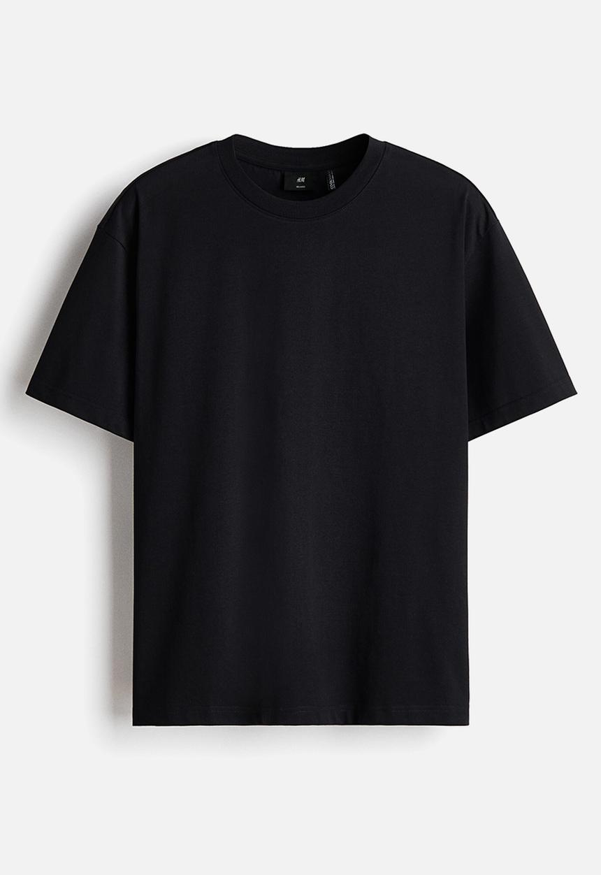 H&M - Coolmax?  relaxed fit t-shirt - black