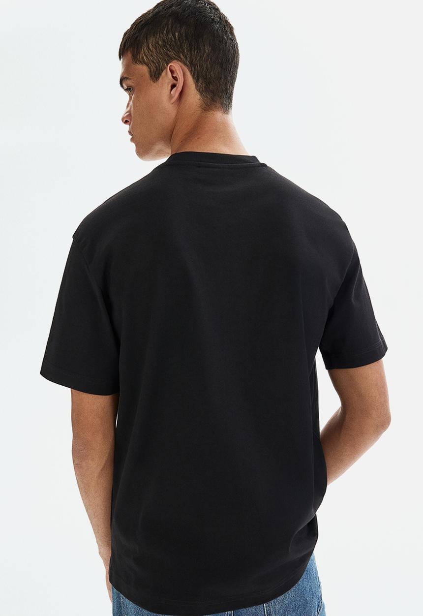 H&M - Coolmax?  relaxed fit t-shirt - black