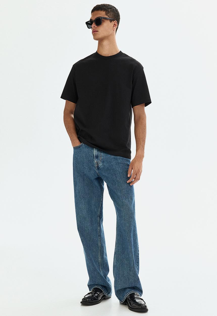 H&M - Coolmax?  relaxed fit t-shirt - black