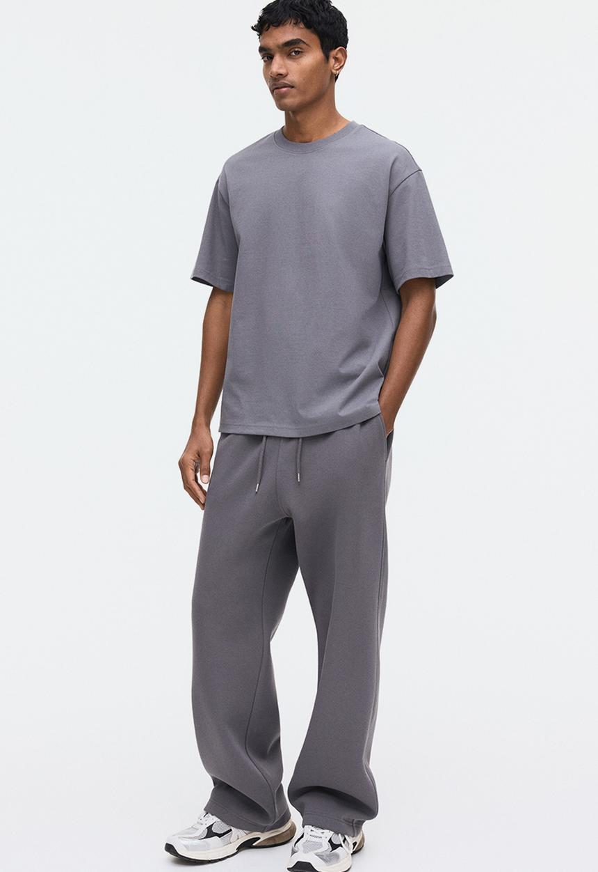 H&M - Coolmax?  relaxed fit t-shirt - dark grey