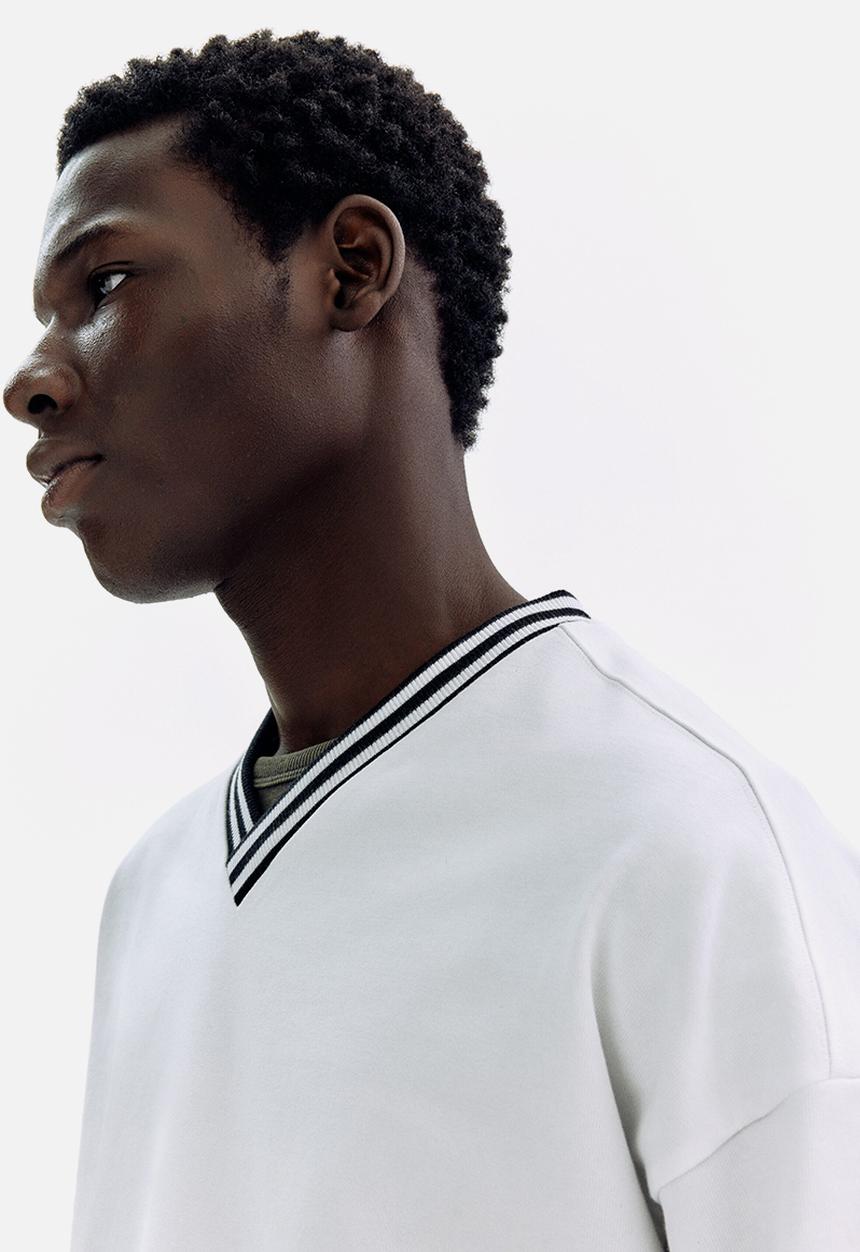 H&M - Oversized fit cotton t-shirt - white