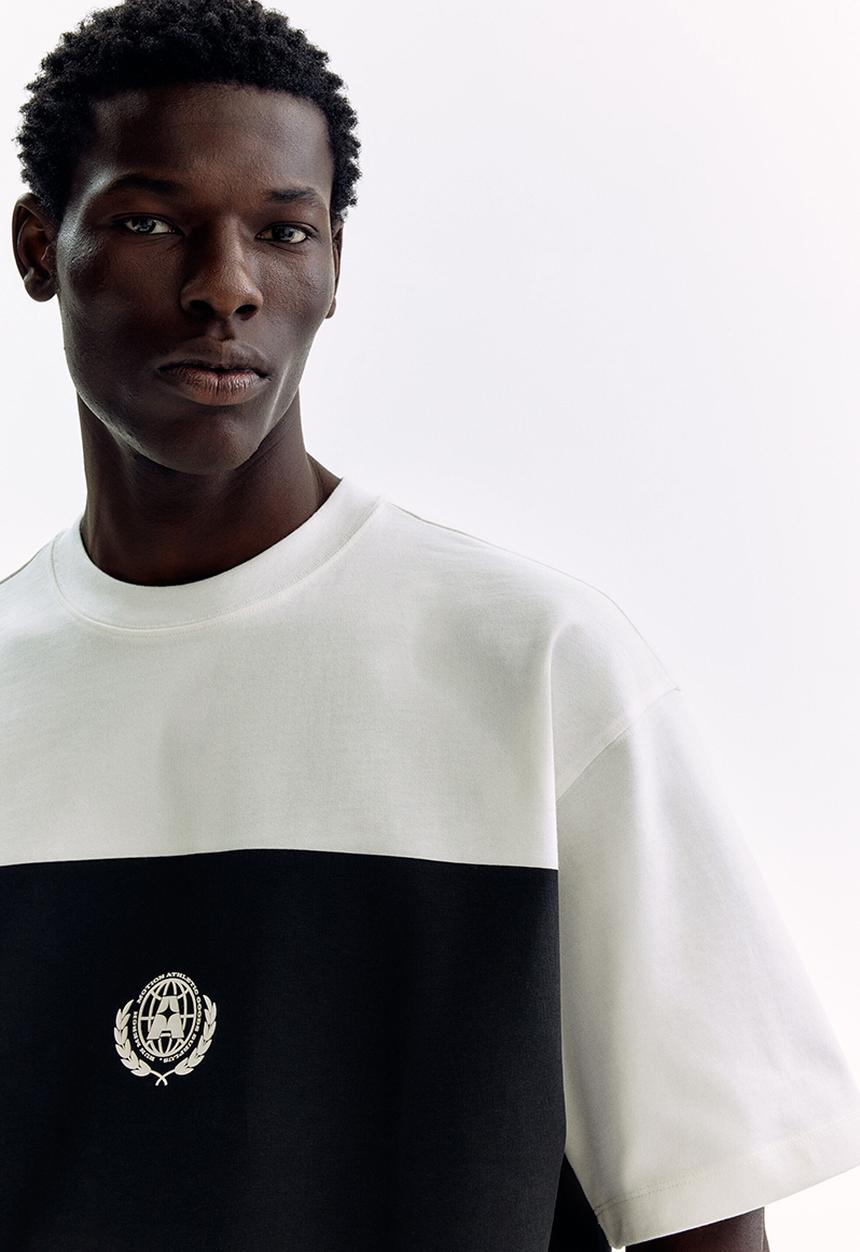 H&M - Oversized fit printed t-shirt - white