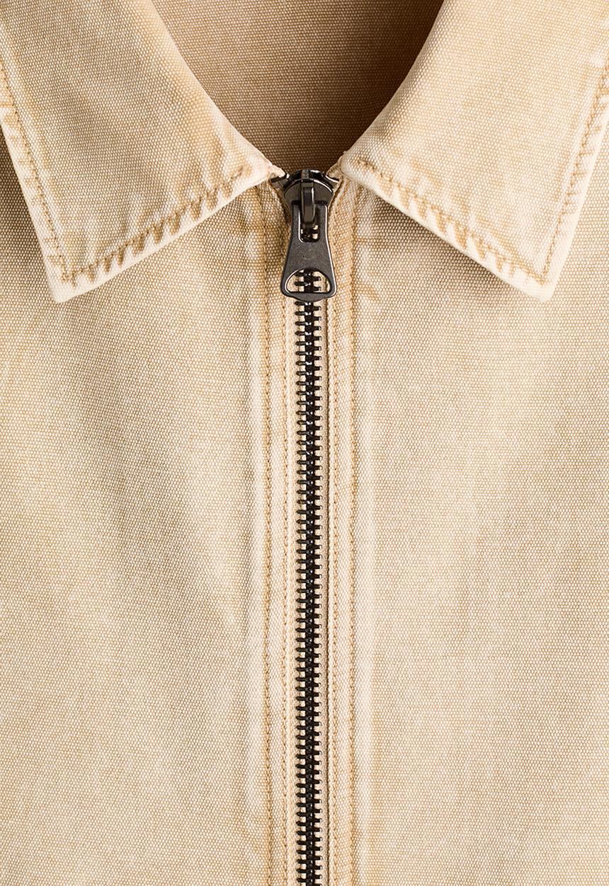 H&M - Collared cotton jacket - beige