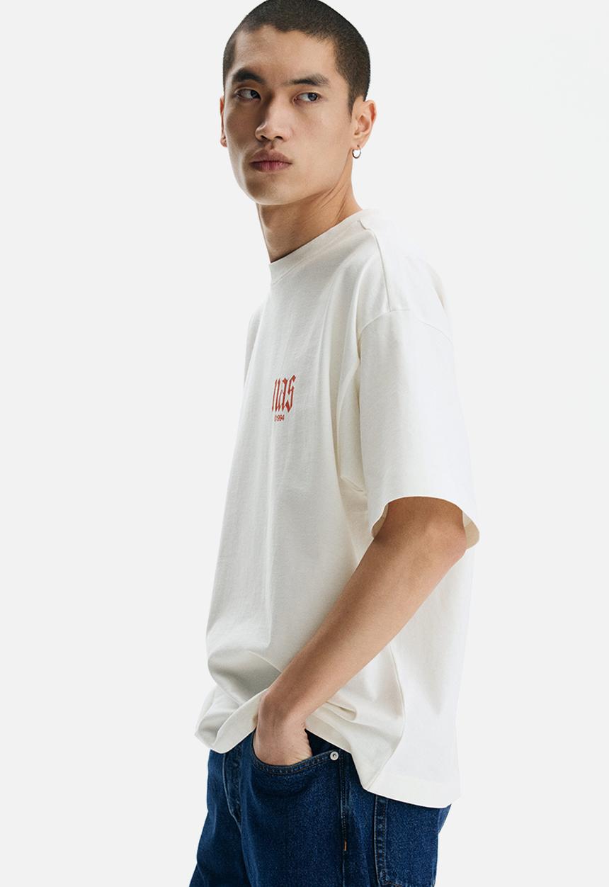 H&M - Oversized fit t-shirt - white/nas
