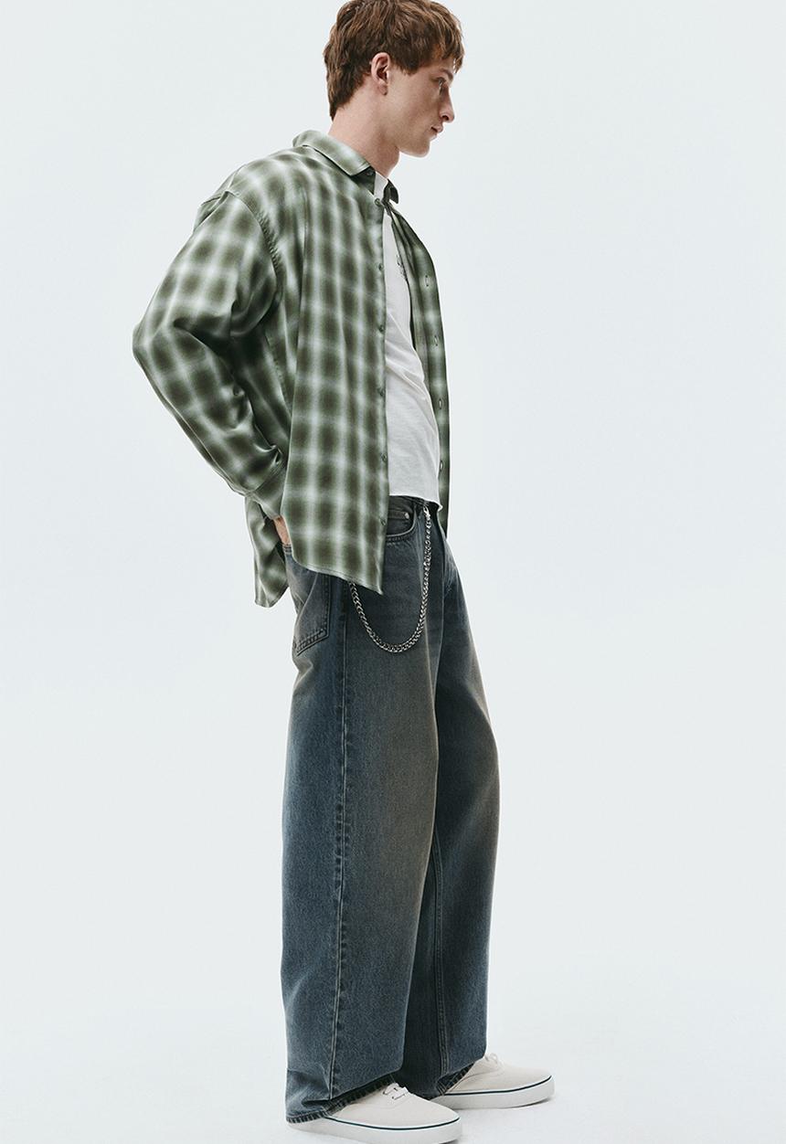 H&M - Baggy jeans - denim grey