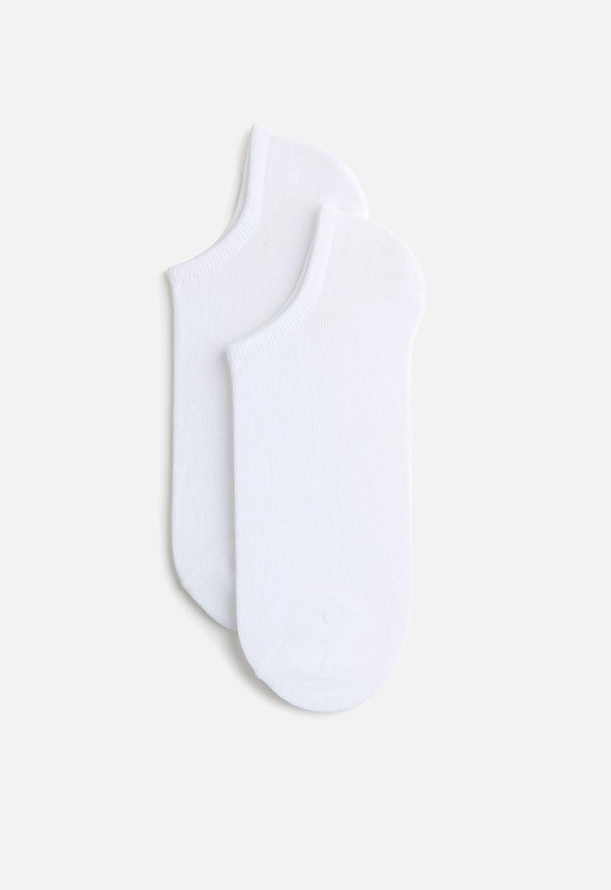H&M - 5-pack trainer socks with lycra® - white