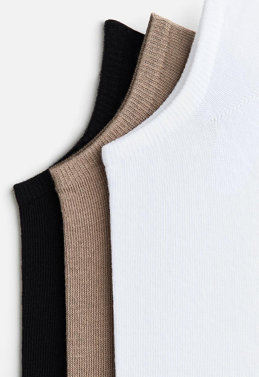 H&M - 5-pack trainer socks with lycra® - white