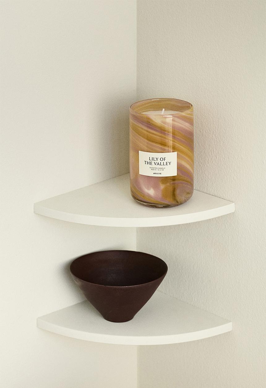 H&M - Scented candle in glass holder - lily of the valley