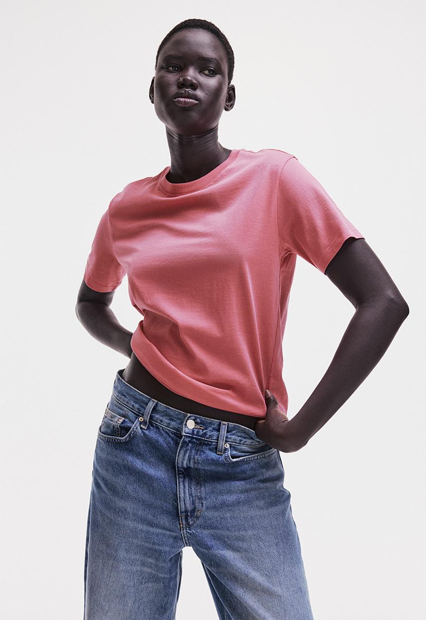 H&M - Cotton T-shirt - pink