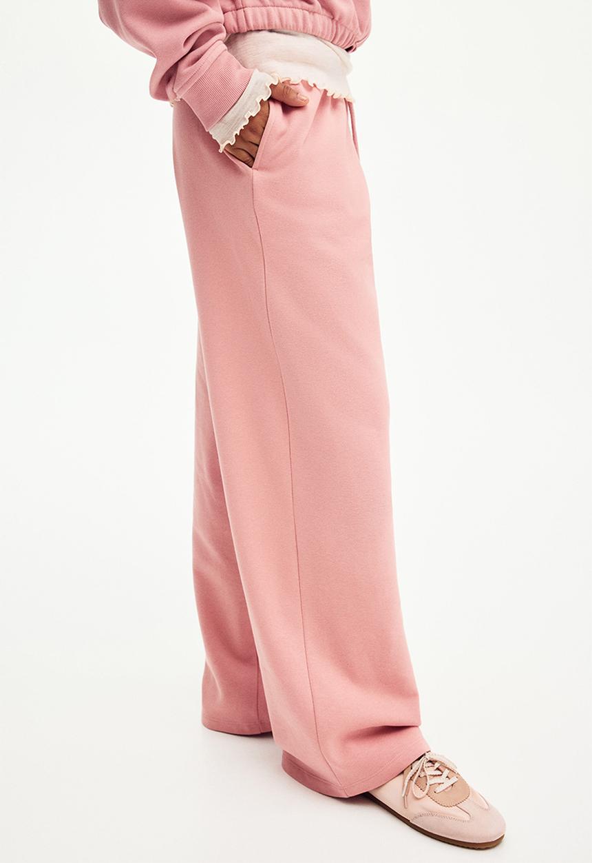 H&M - Wide joggers - light pink